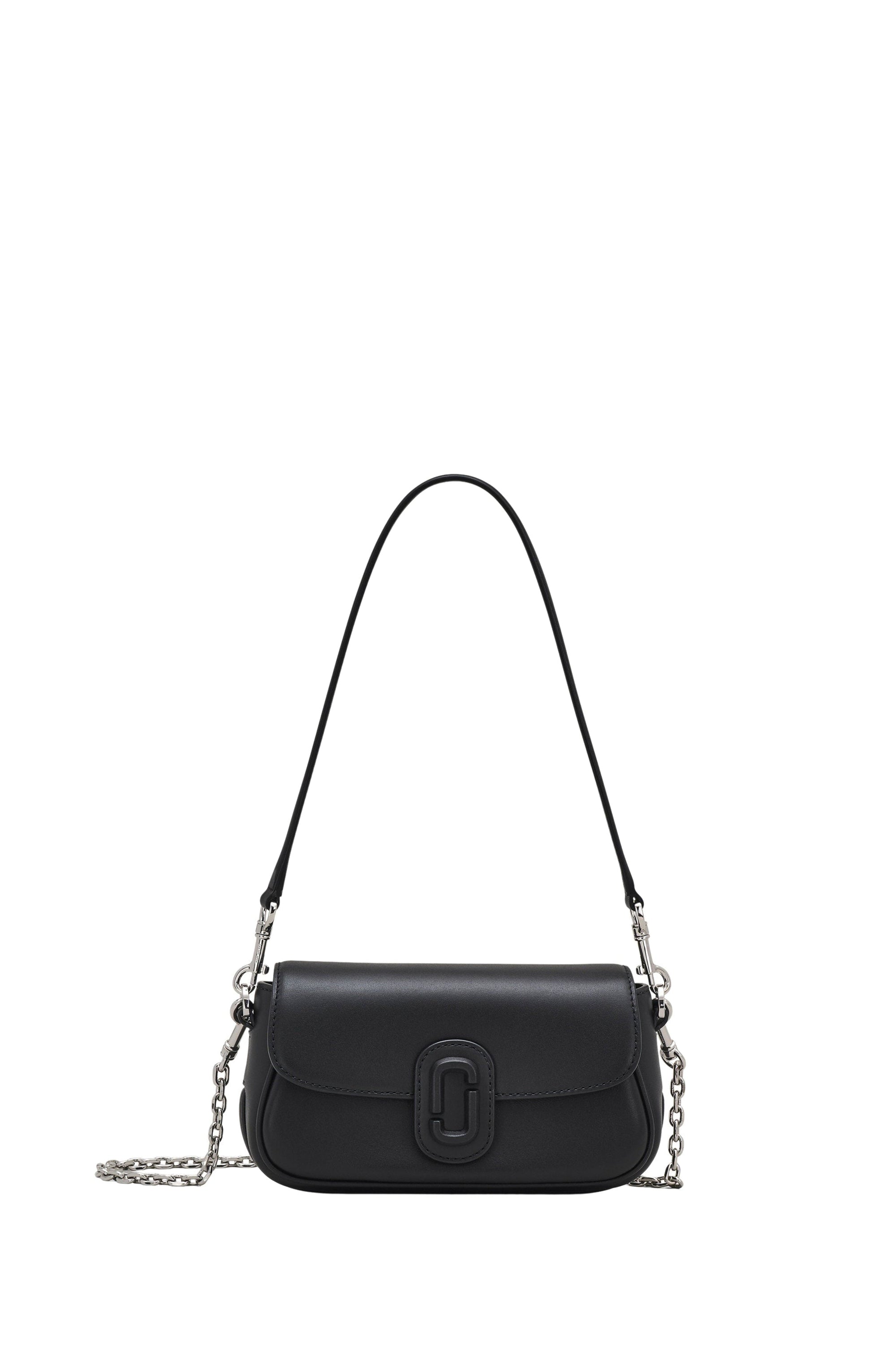 Sac Clover à logo en cuir - Black