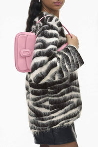 PAS INFO   Sac Clover à logo en cuir - Ribbon Pink