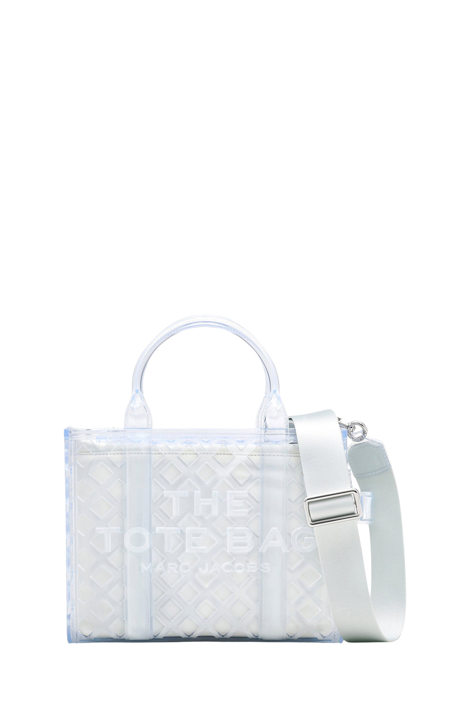 Petit sac à bandoulière The Tote Bag ajouré - Clear