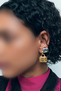 10 / DJV /45€ /1qty-1 /ST 100% /22 TROCA 34,5€   Clous tote bag - Light Antique Gold