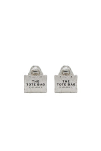 Boucles d’oreilles The Tote Bag en laiton - Light Antique Silver