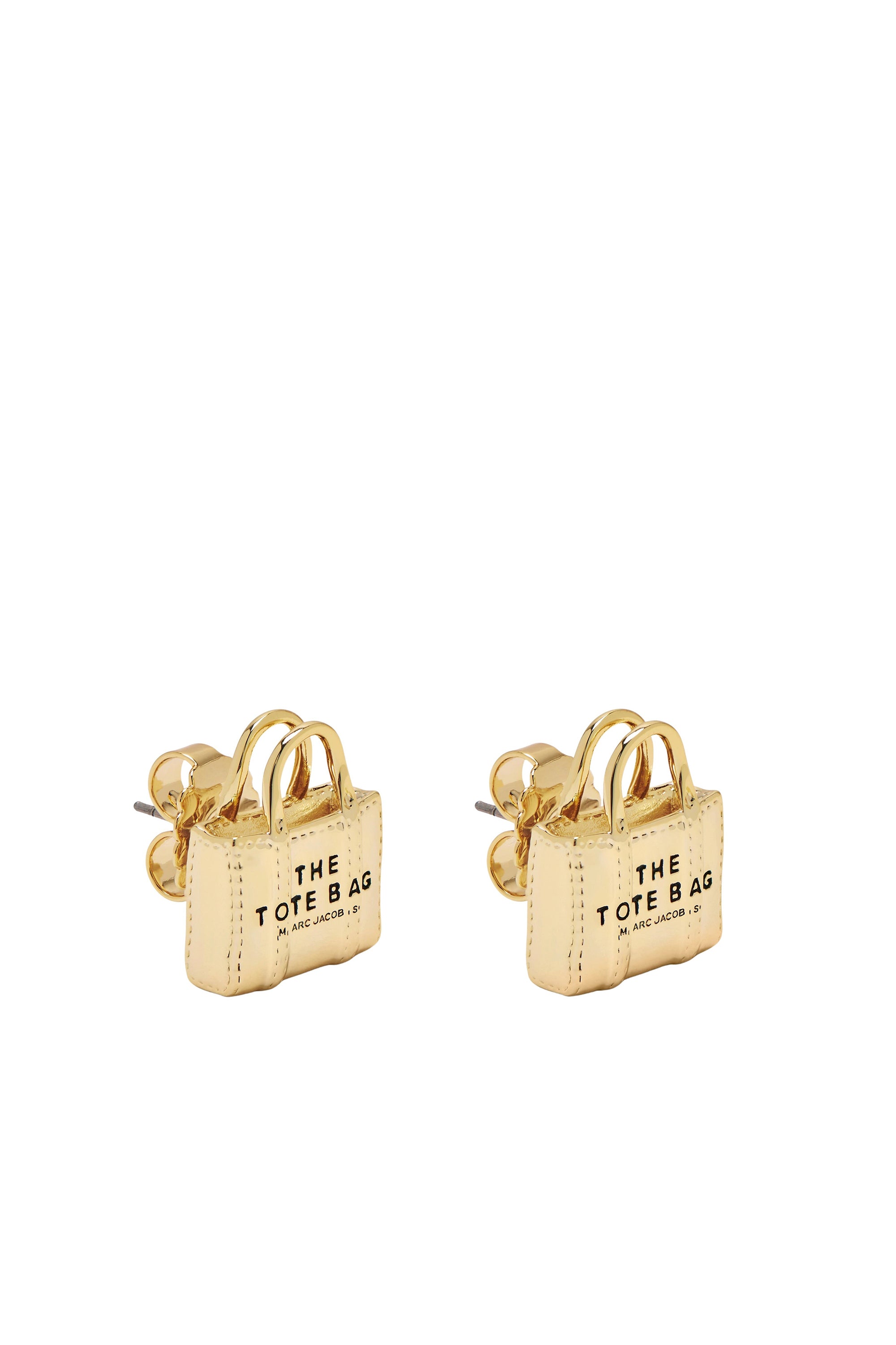 Boucles d’oreilles The Tote Bag en laiton - Light Antique Gold