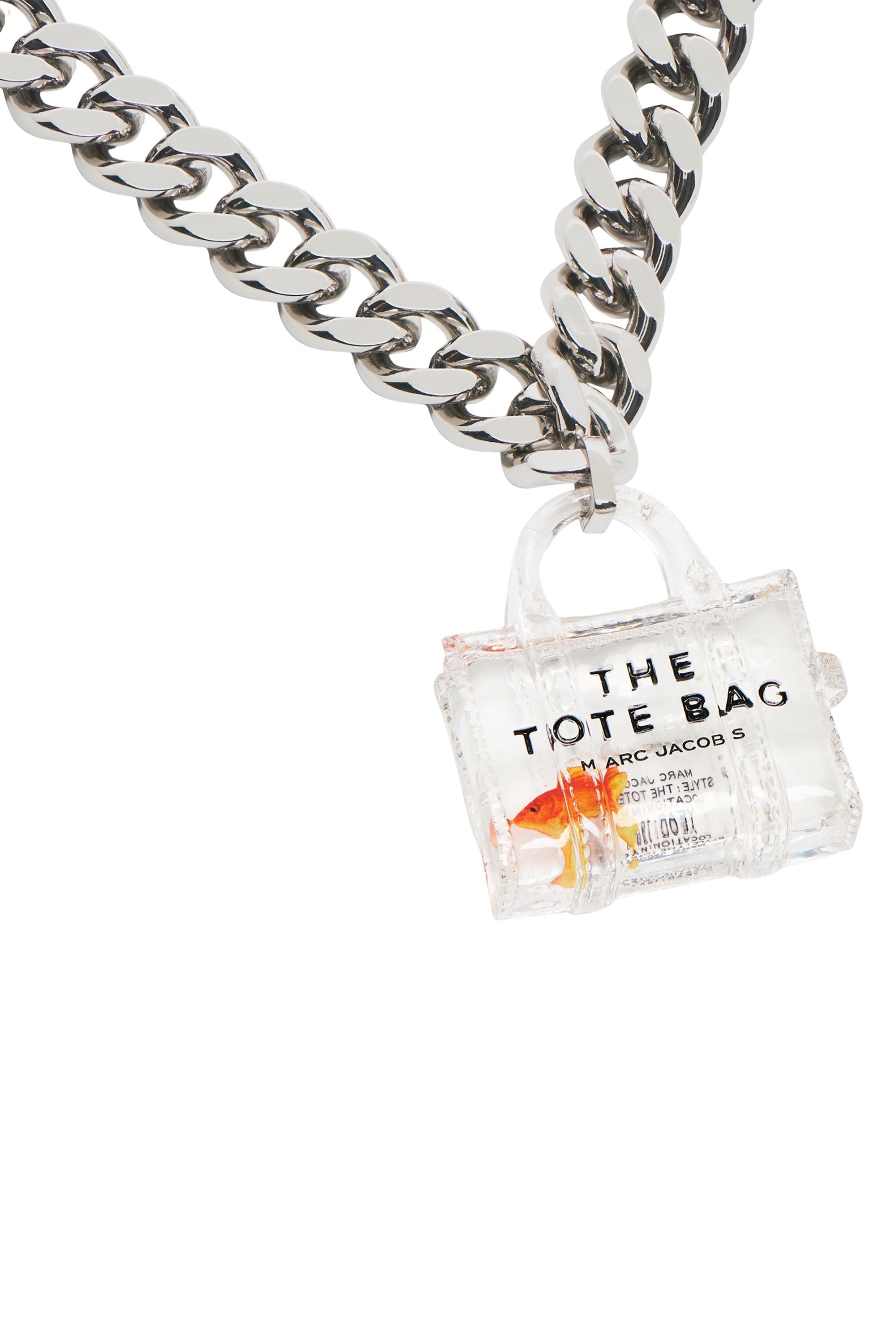 Collier Tote bag Goldfish - Silver & Clear