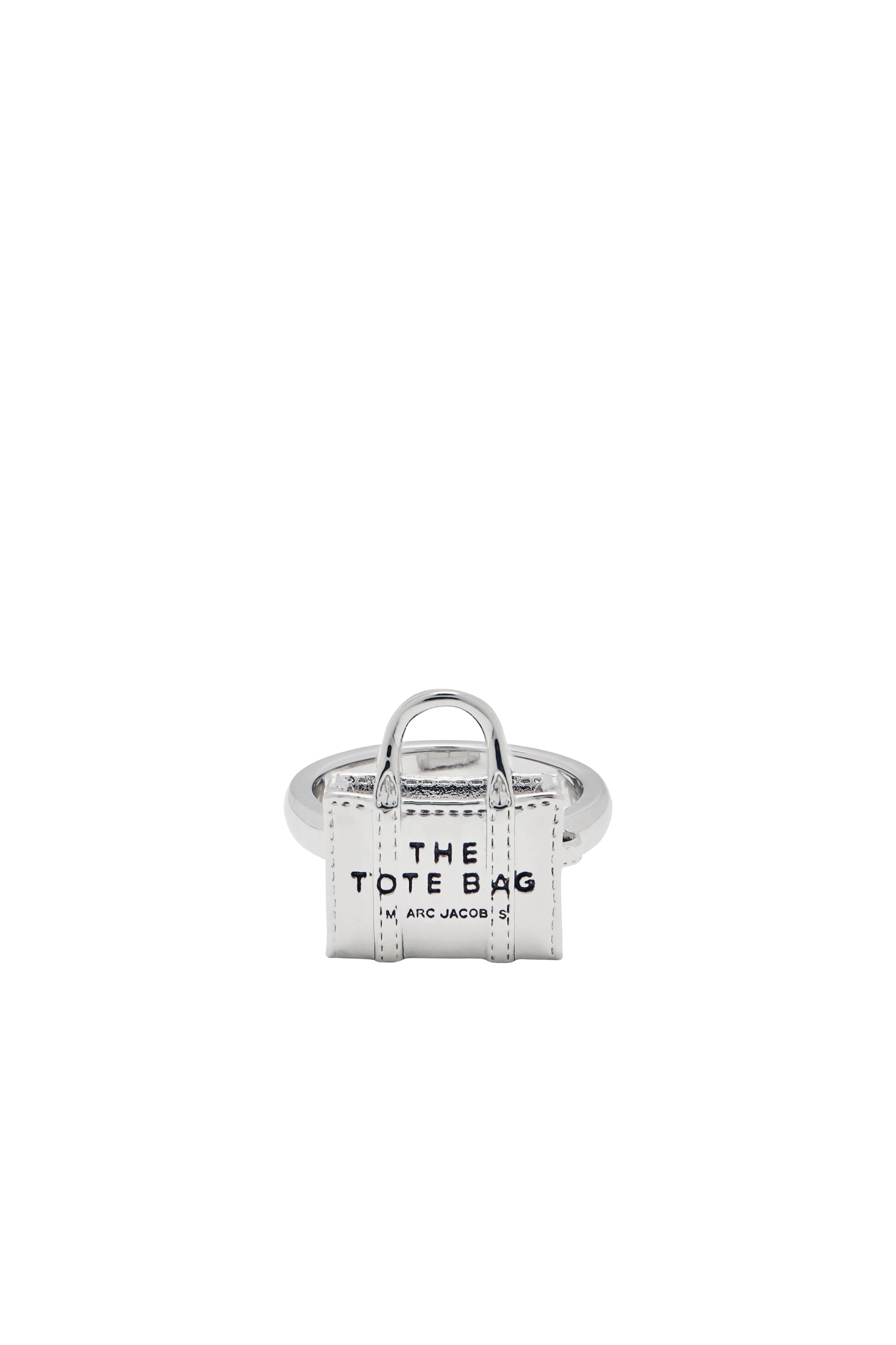 The Tote Bag brass ring - Light Antique Silver