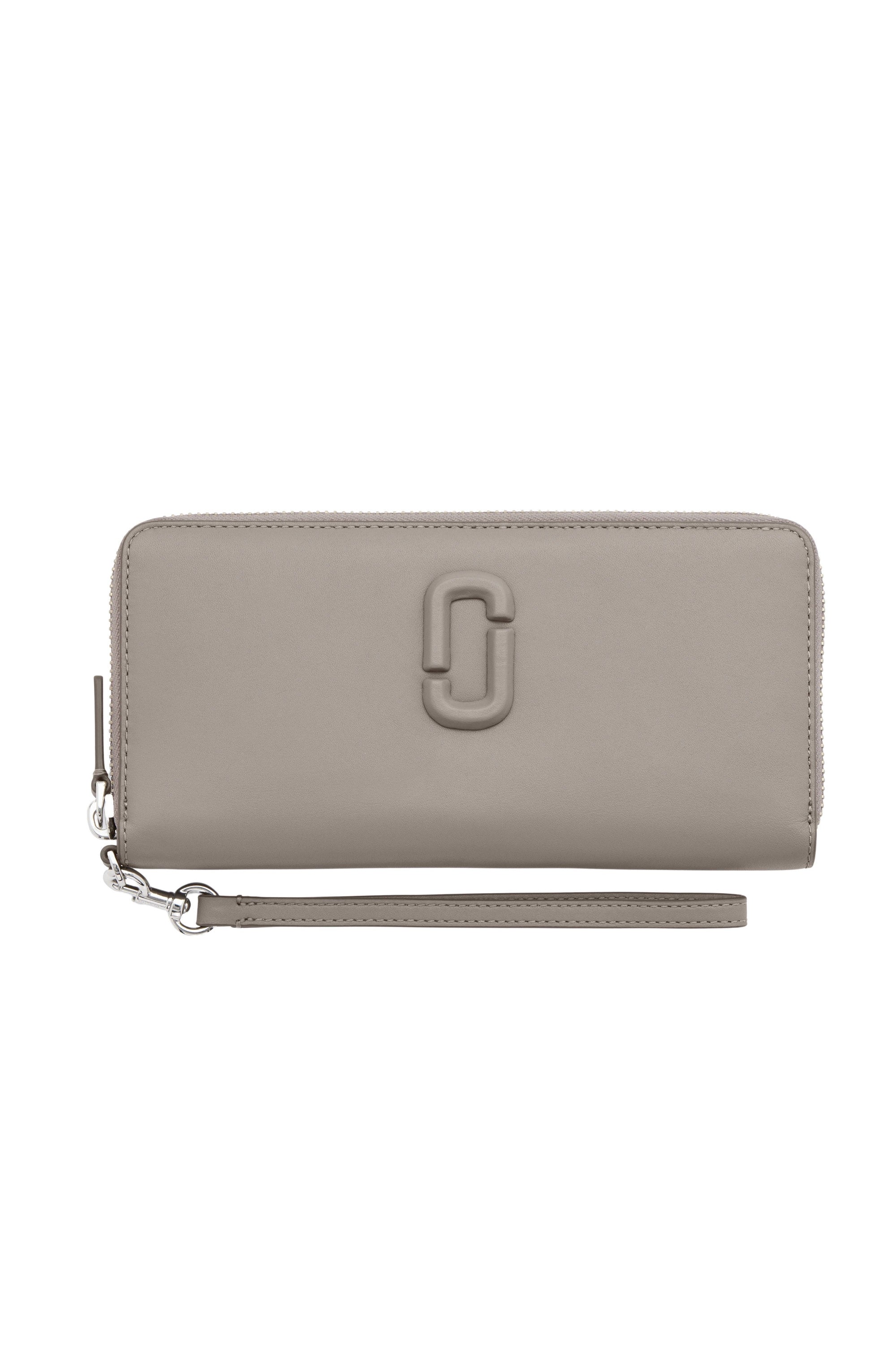 14 / DJV /75€ /49qty-27 /ST 55% /30 TROCA 67,5€   Portefeuille avec logo en cuir - Cement