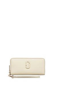 Portefeuille The Continental en cuir - Cloud White