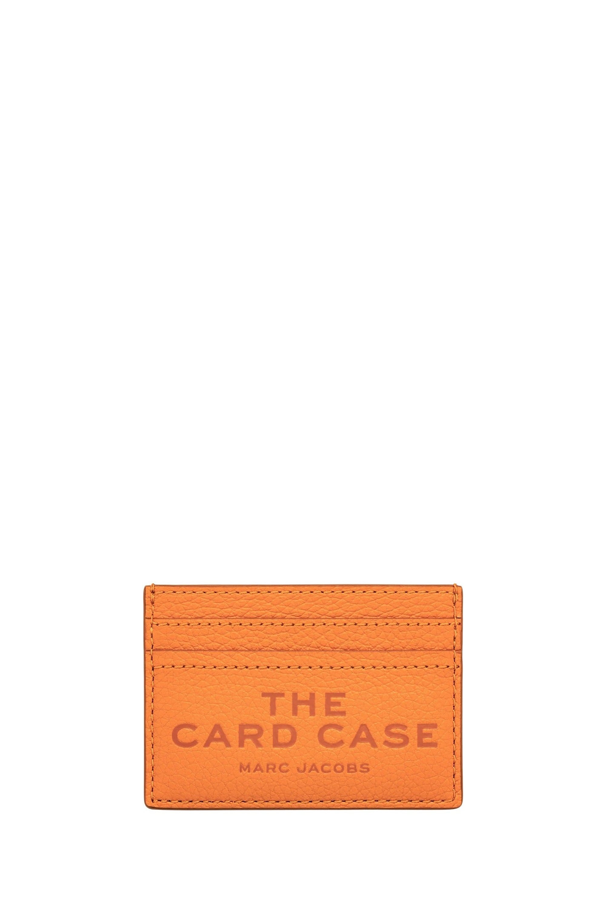 Porte-cartes The Card en cuir - Tangerine
