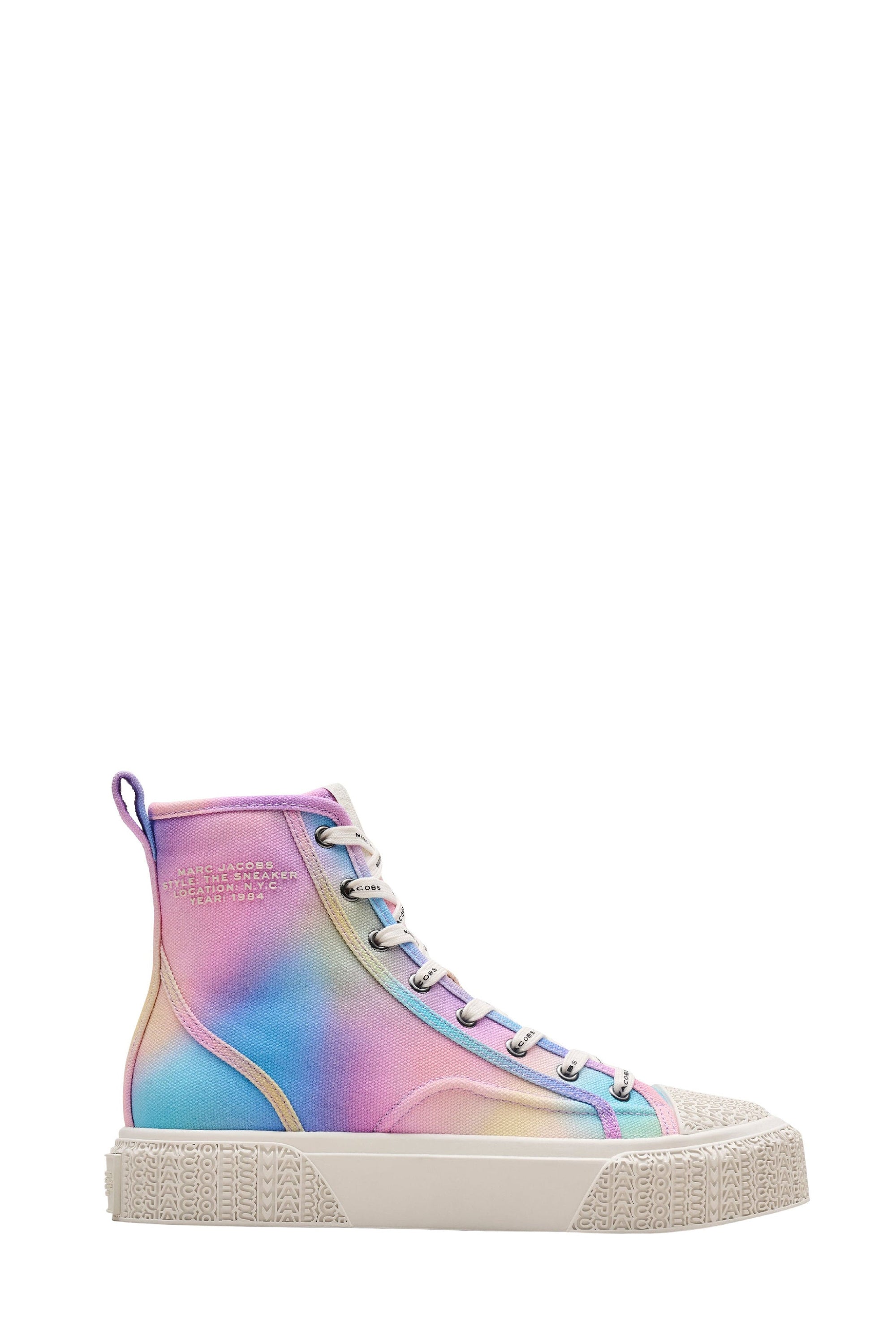 Baskets en toile airbrush - Blue Multicolor