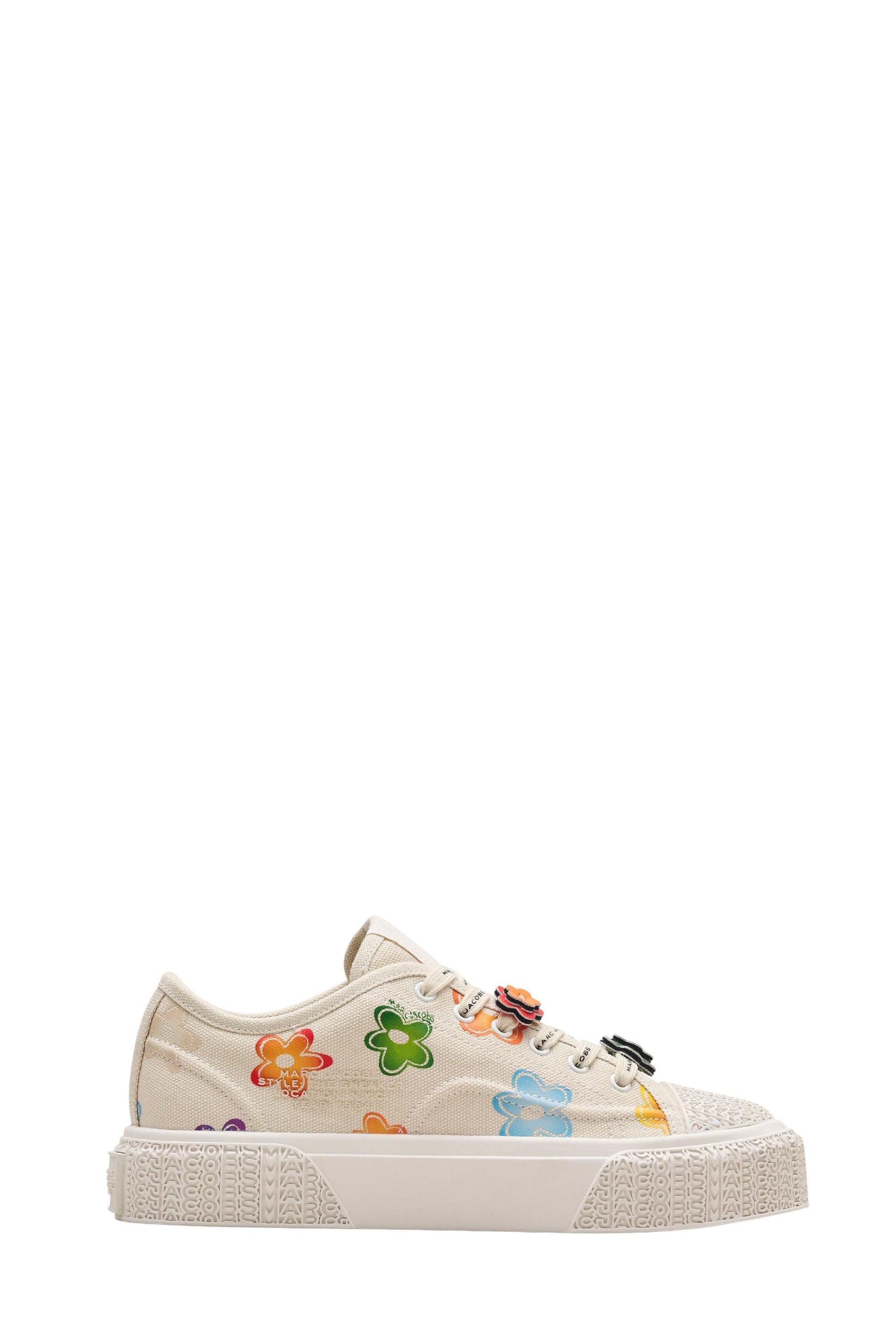 Baskets en toile wild daisy - White Multicolor