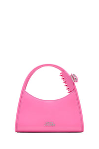 Sac The Glam Claw Clip en cuir - Bow Pink