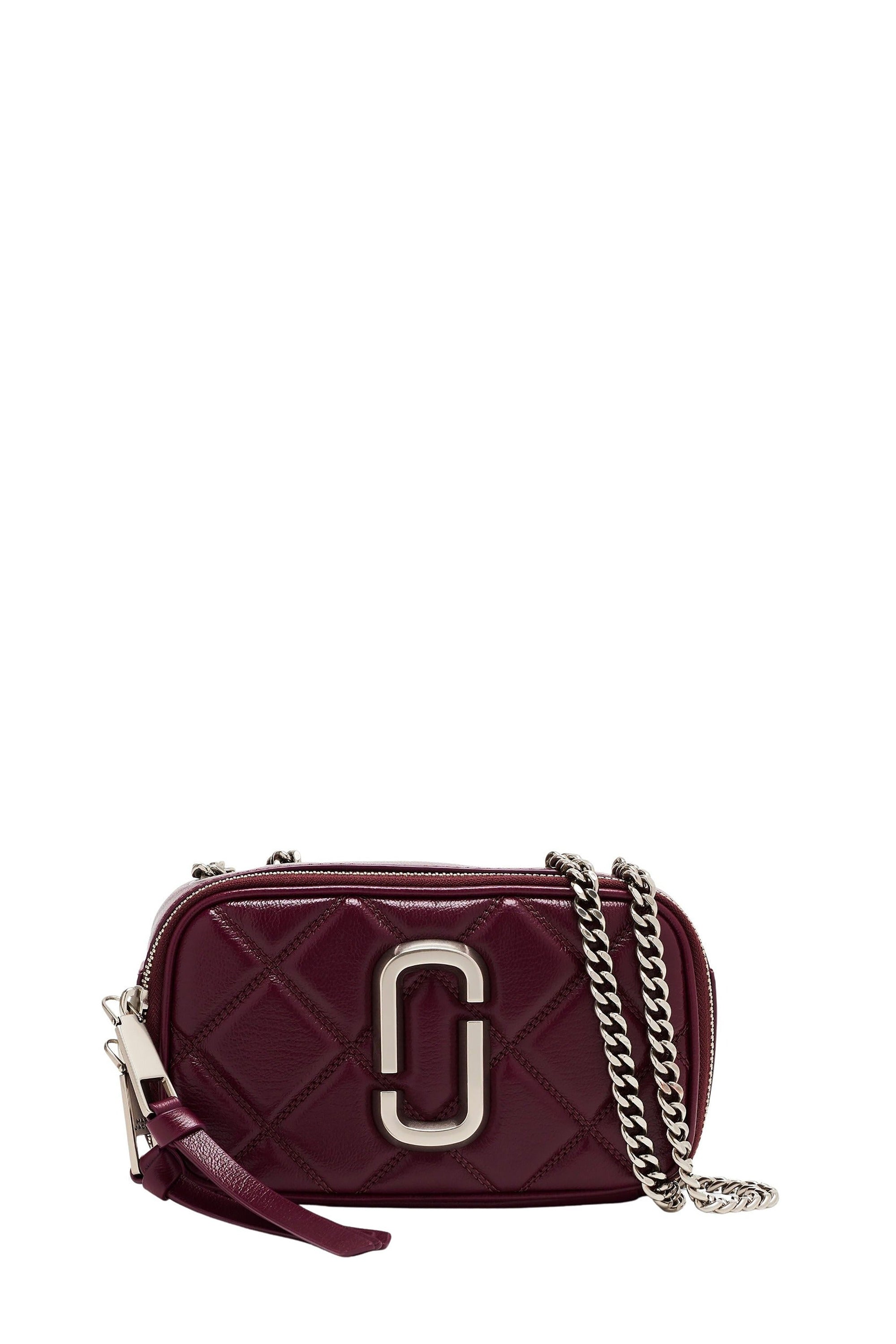 Sac à bandoulière Softshot en cuir - Dark Plum