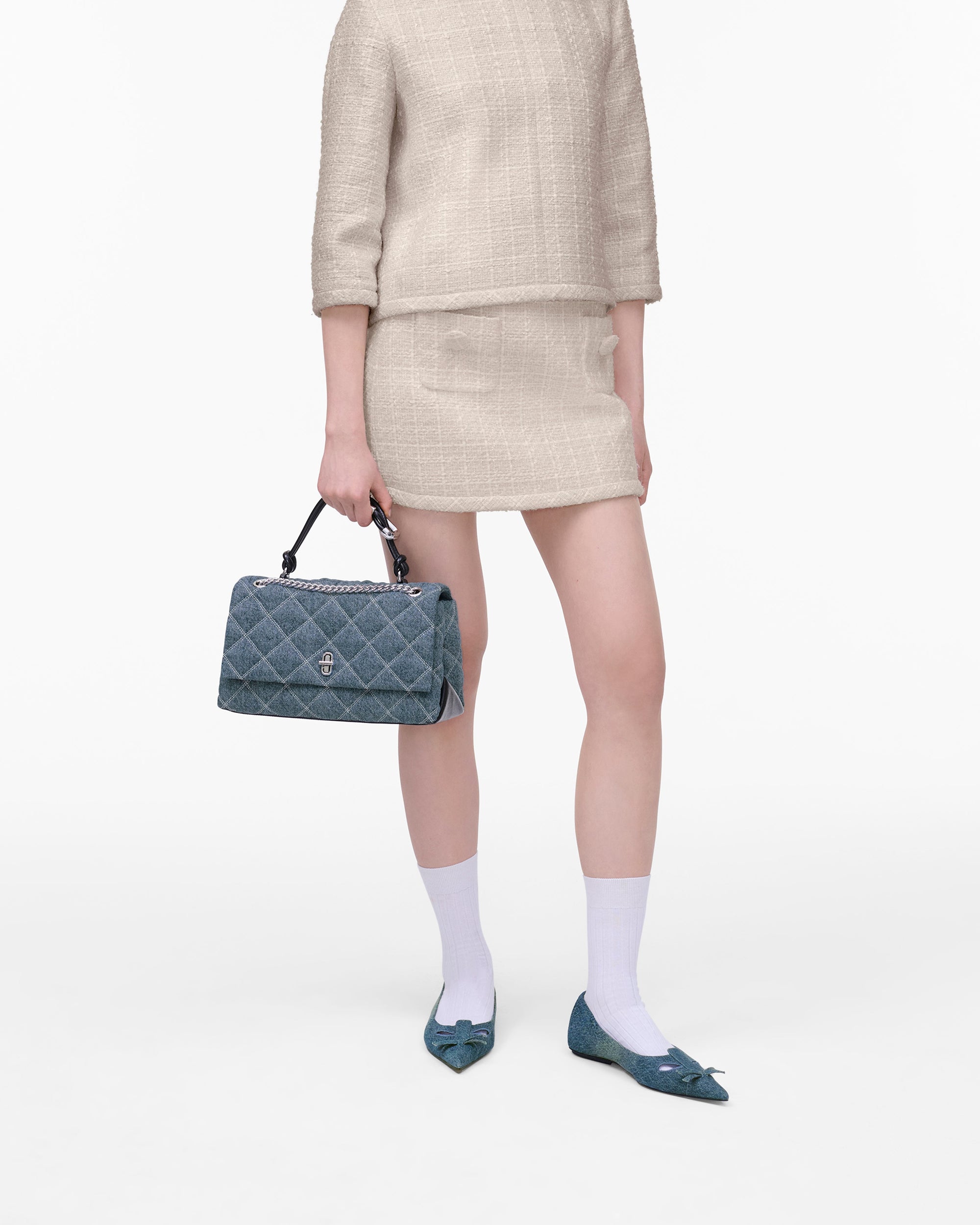 Sac The Dual en denim - Light Wash Indigo