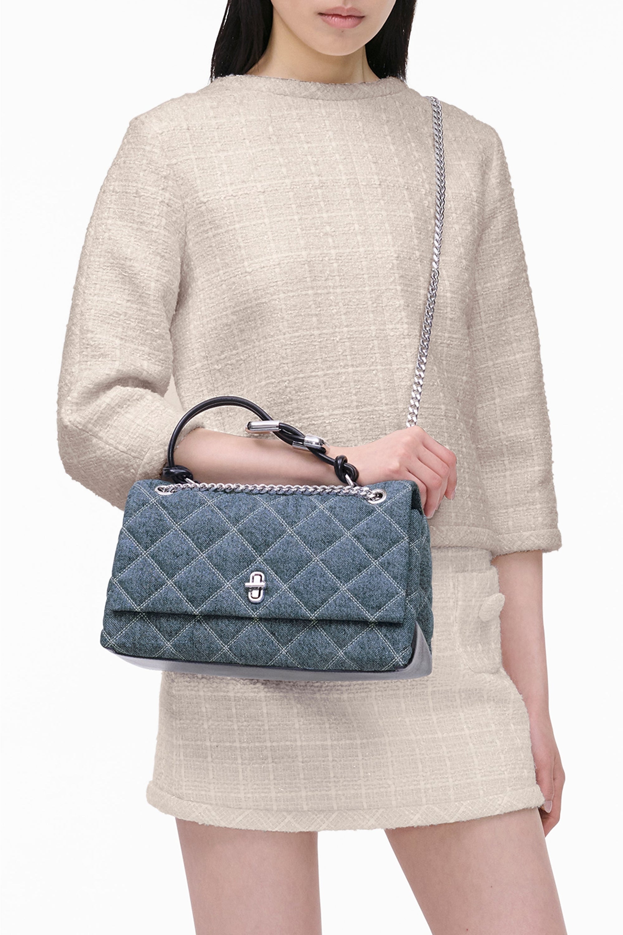 Sac The Dual en denim - Light Wash Indigo