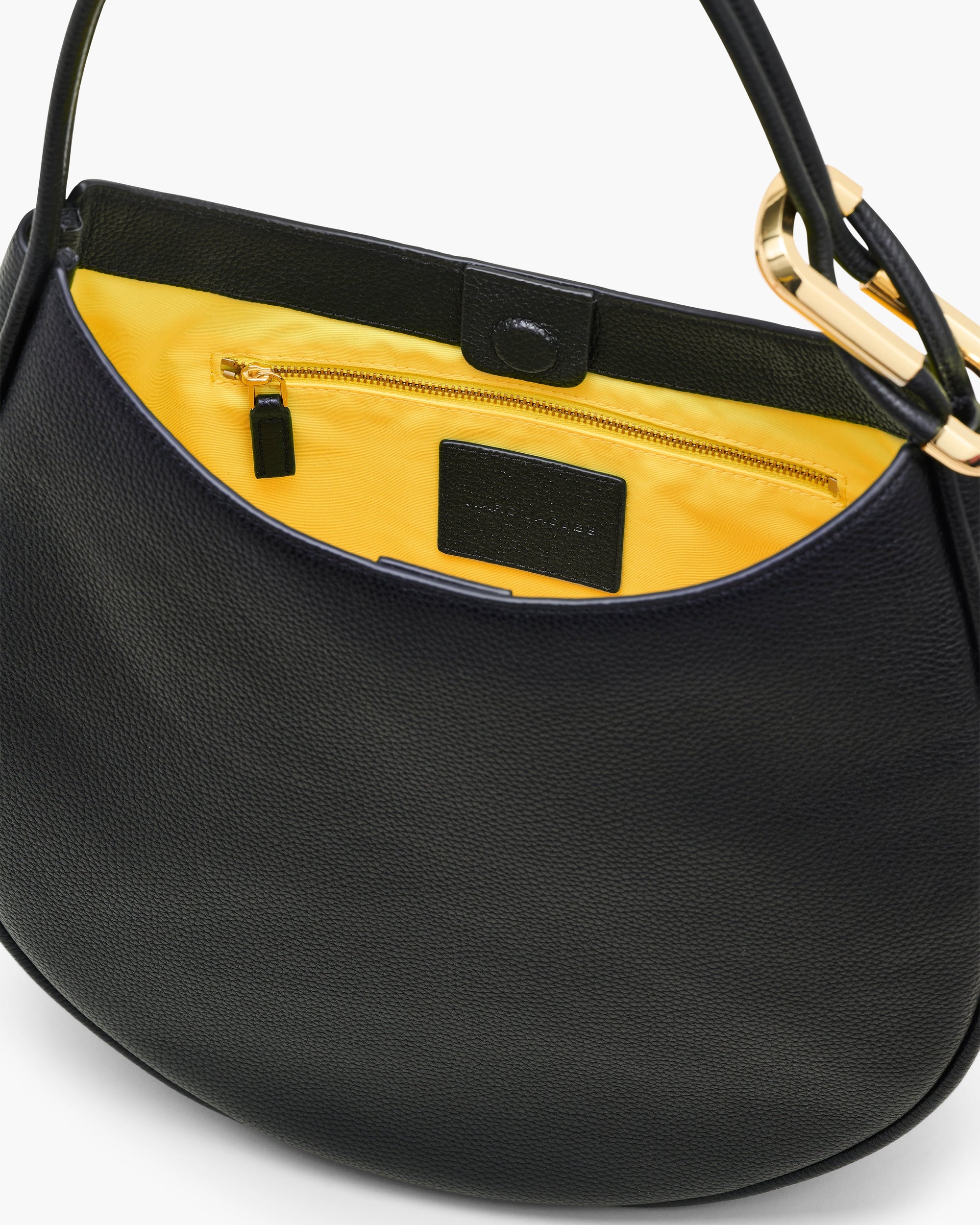 Grand sac The Dual Hobo en cuir - Black