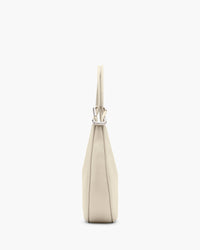 Grand sac The Dual Hobo en cuir - Cloud White