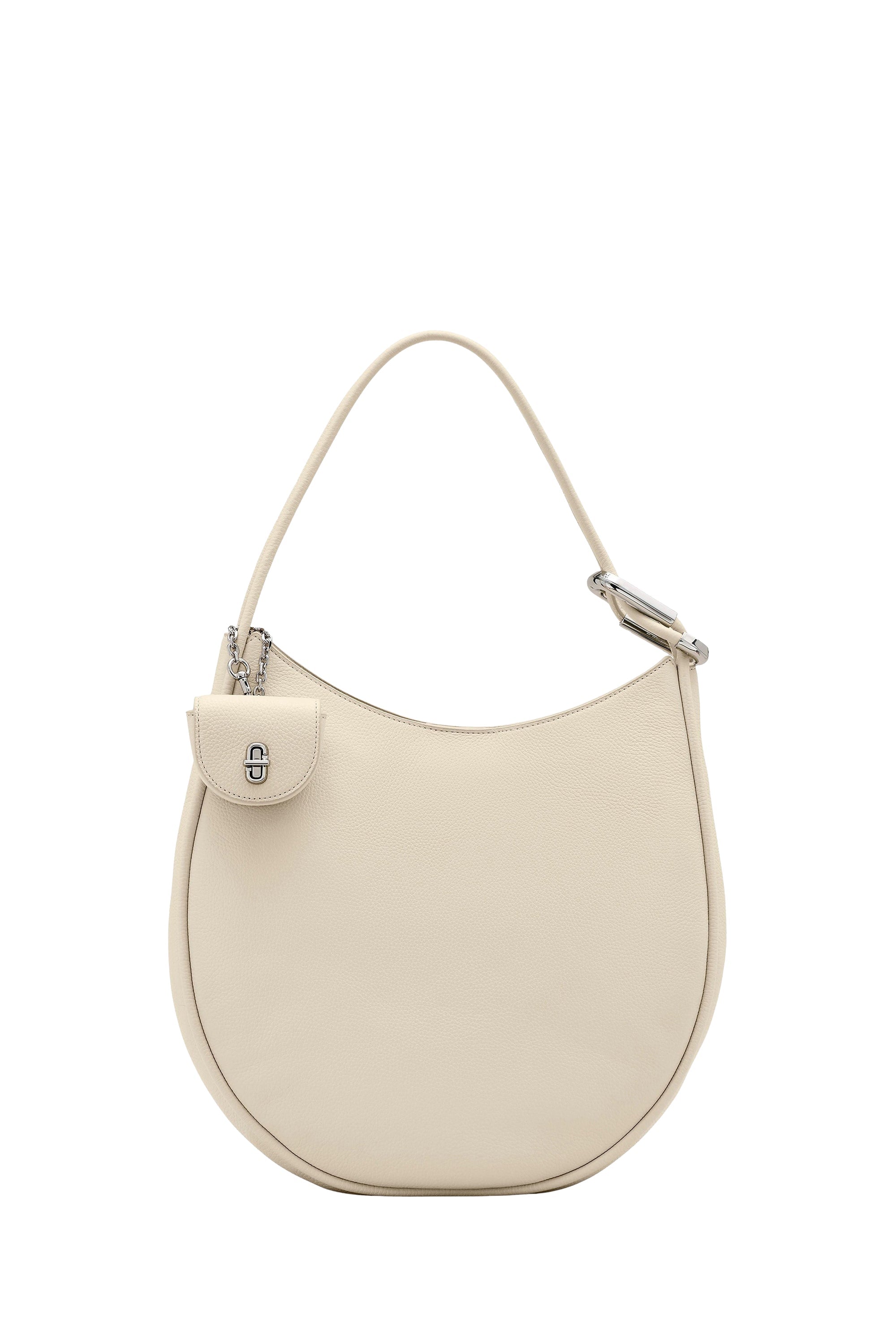 Grand sac The Dual Hobo en cuir - Cloud White