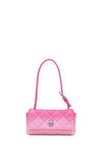 PETIT   Petit sac The Mini Dual Shoulder matelassé ombré en cuir - Bow Pink Multicolor