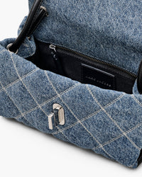 Petit sac The Dual en denim - Light Wash Indigo