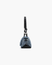 Petit sac The Dual en denim - Light Wash Indigo