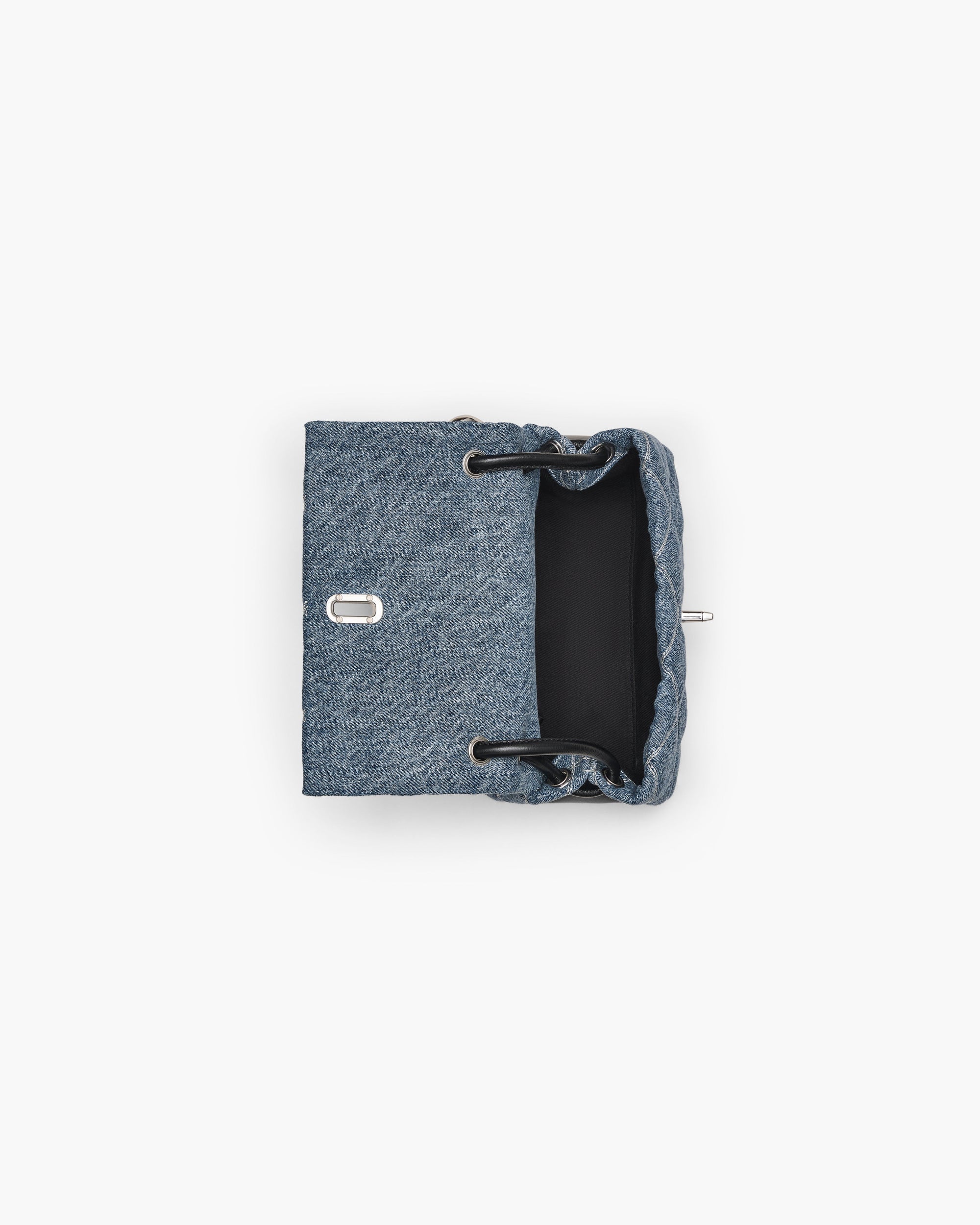 Petit sac The Dual en denim - Light Wash Indigo