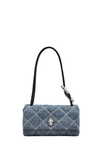 Petit sac The Dual en denim - Light Wash Indigo