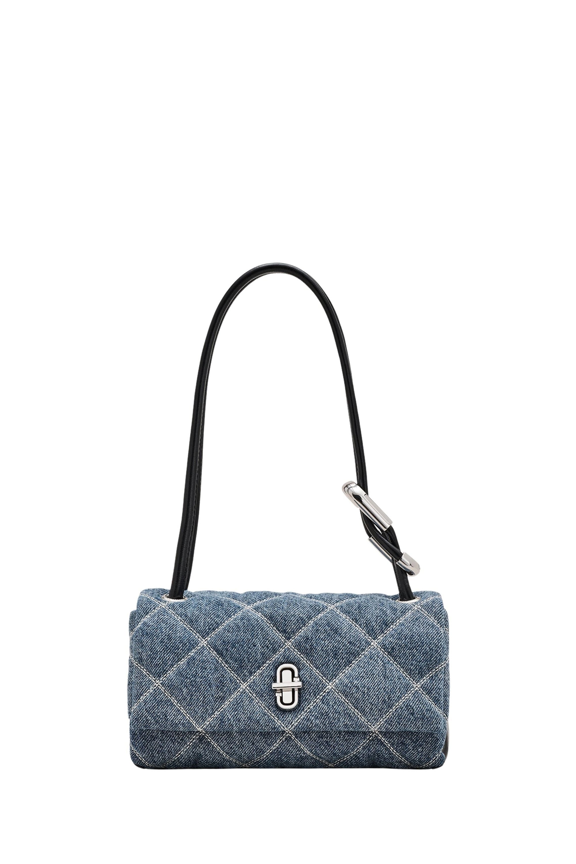 Petit sac The Dual en denim - Light Wash Indigo