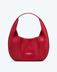 Grand sac Mowalola Circle en cuir - Cherry