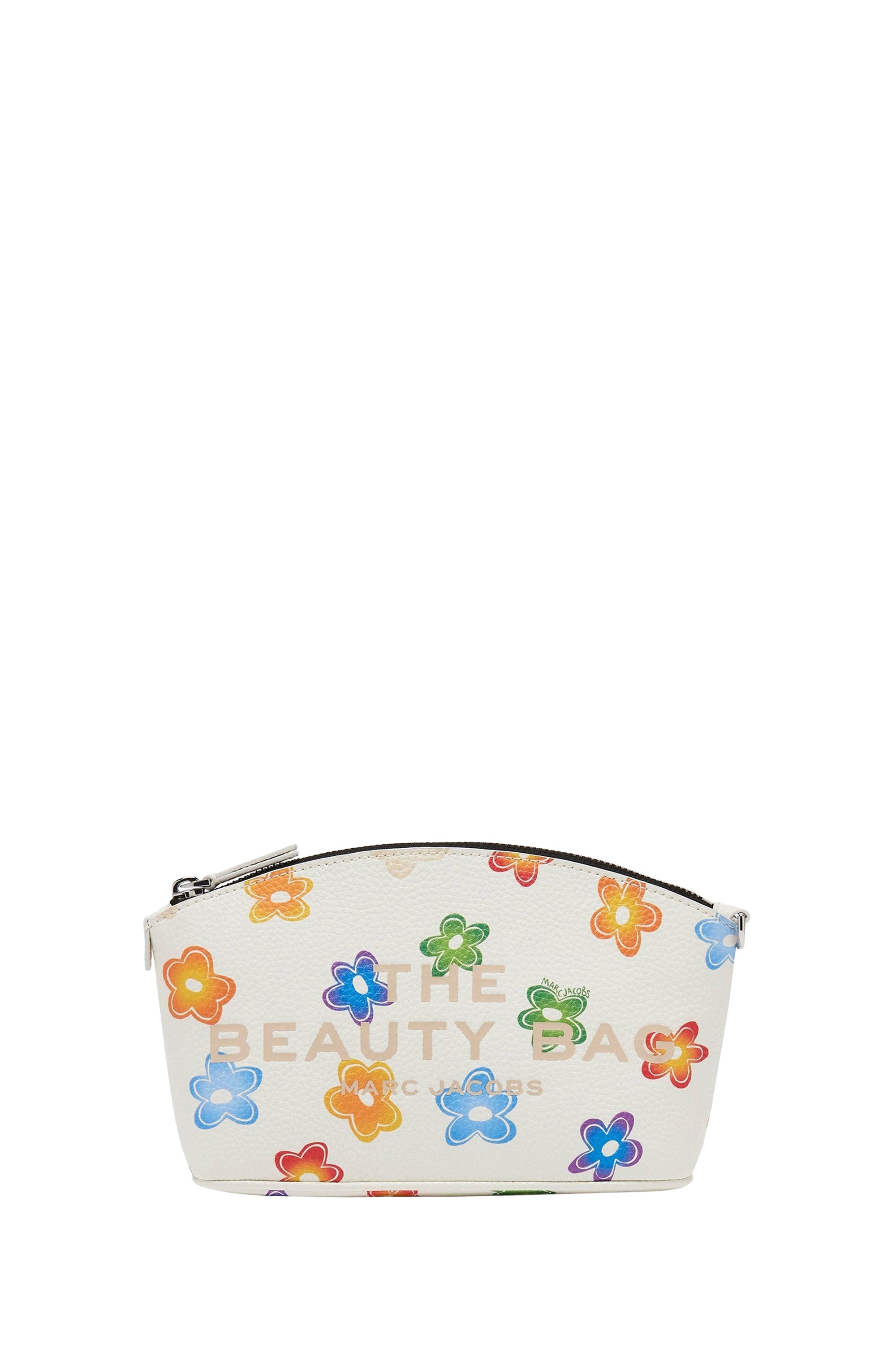 Trousse Wild Daisy en cuir - White