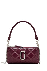 Sac à bandoulière convertible en cuir - Dark Plum