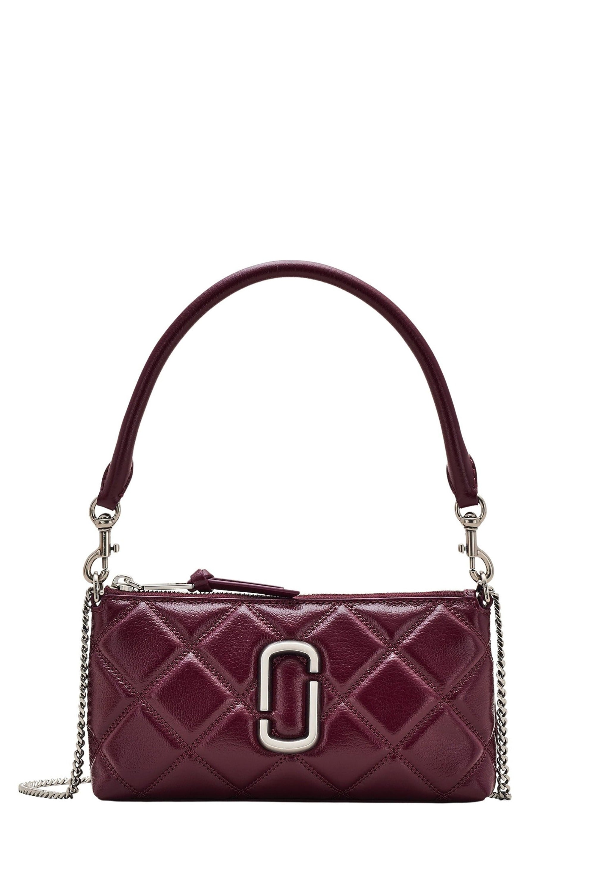 Sac à bandoulière convertible en cuir - Dark Plum