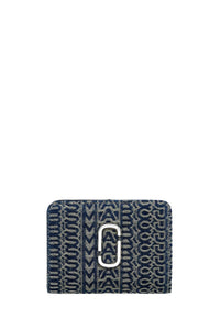 Porte-cartes Monogram en denim - Sun Faded Denim