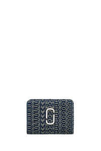Porte-cartes Monogram en denim - Sun Faded Denim
