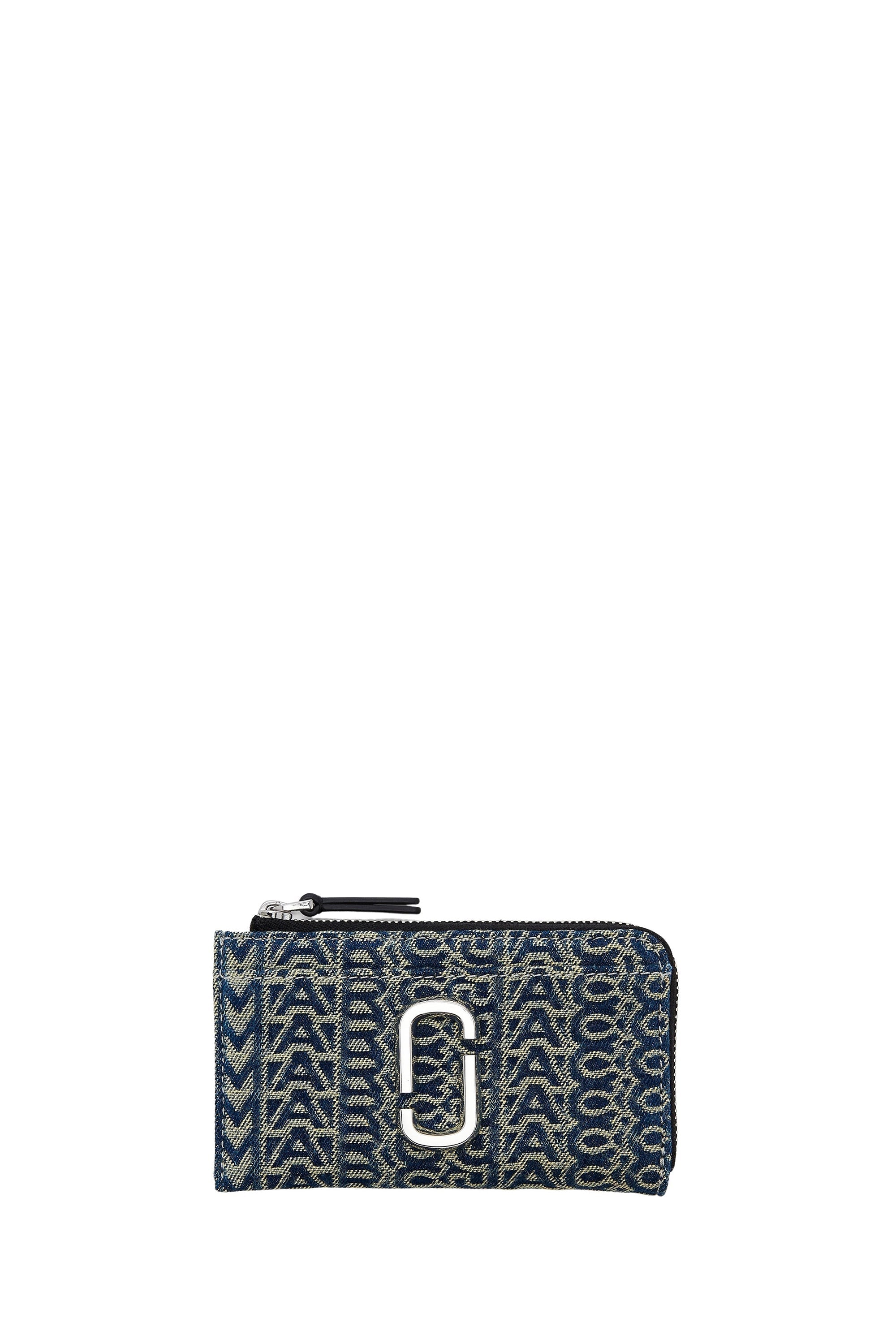 Portefeuille Monogram en denim - Sun Faded Denim