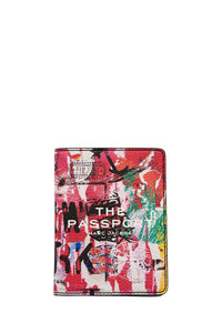 Étui de passeport en cuir - Multicolor