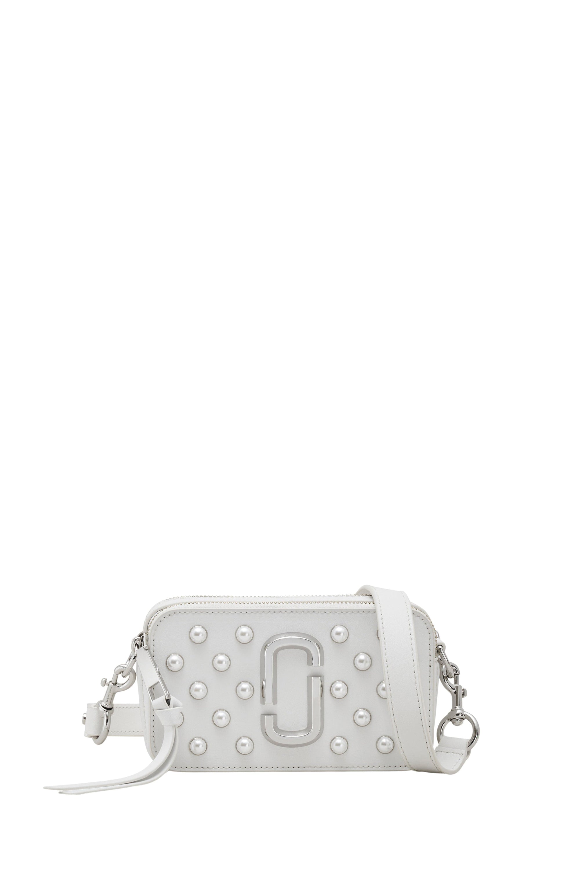 Sac à bandoulière Snapshot en cuir - White