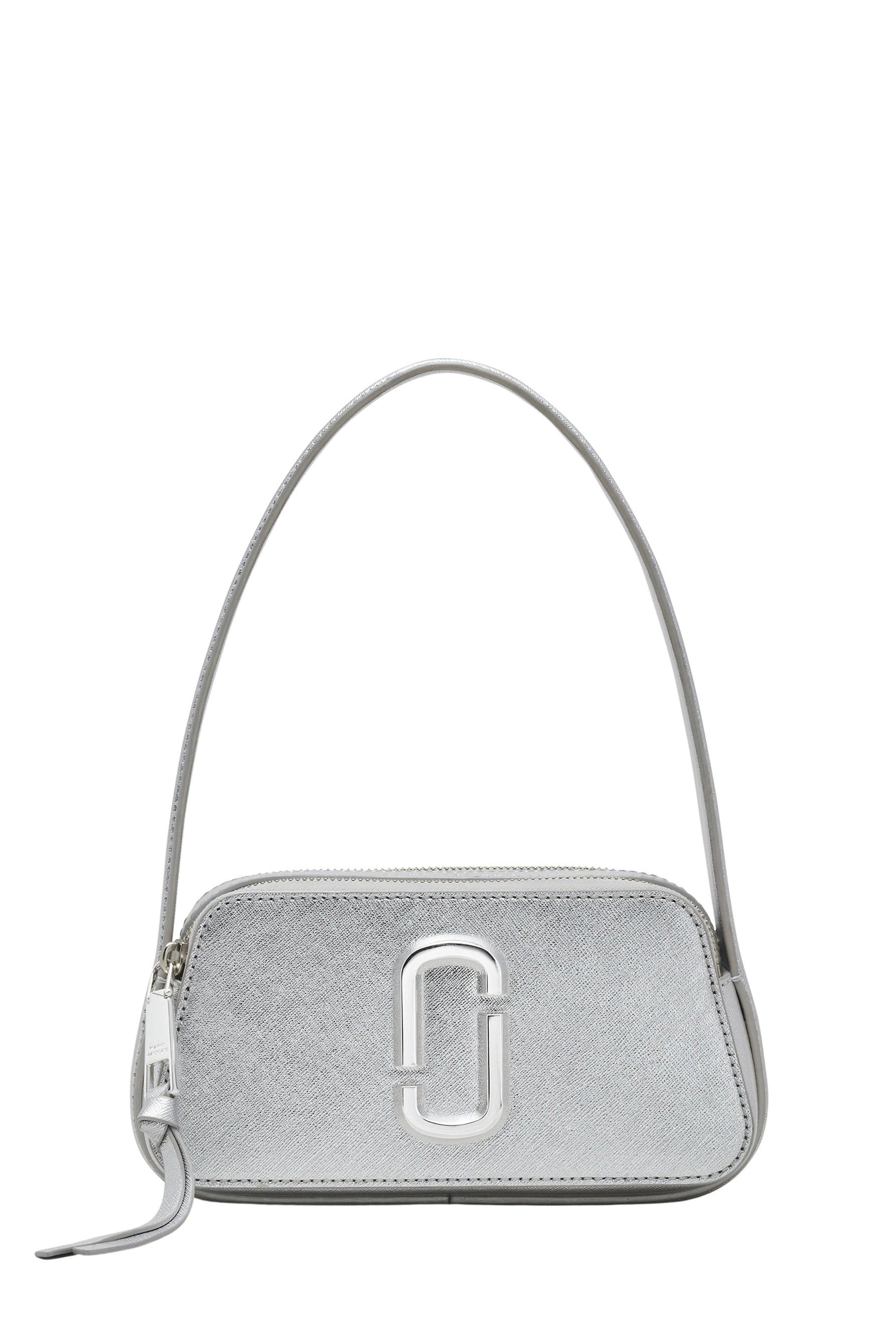 Sac à main Slingshot en cuir - Silver