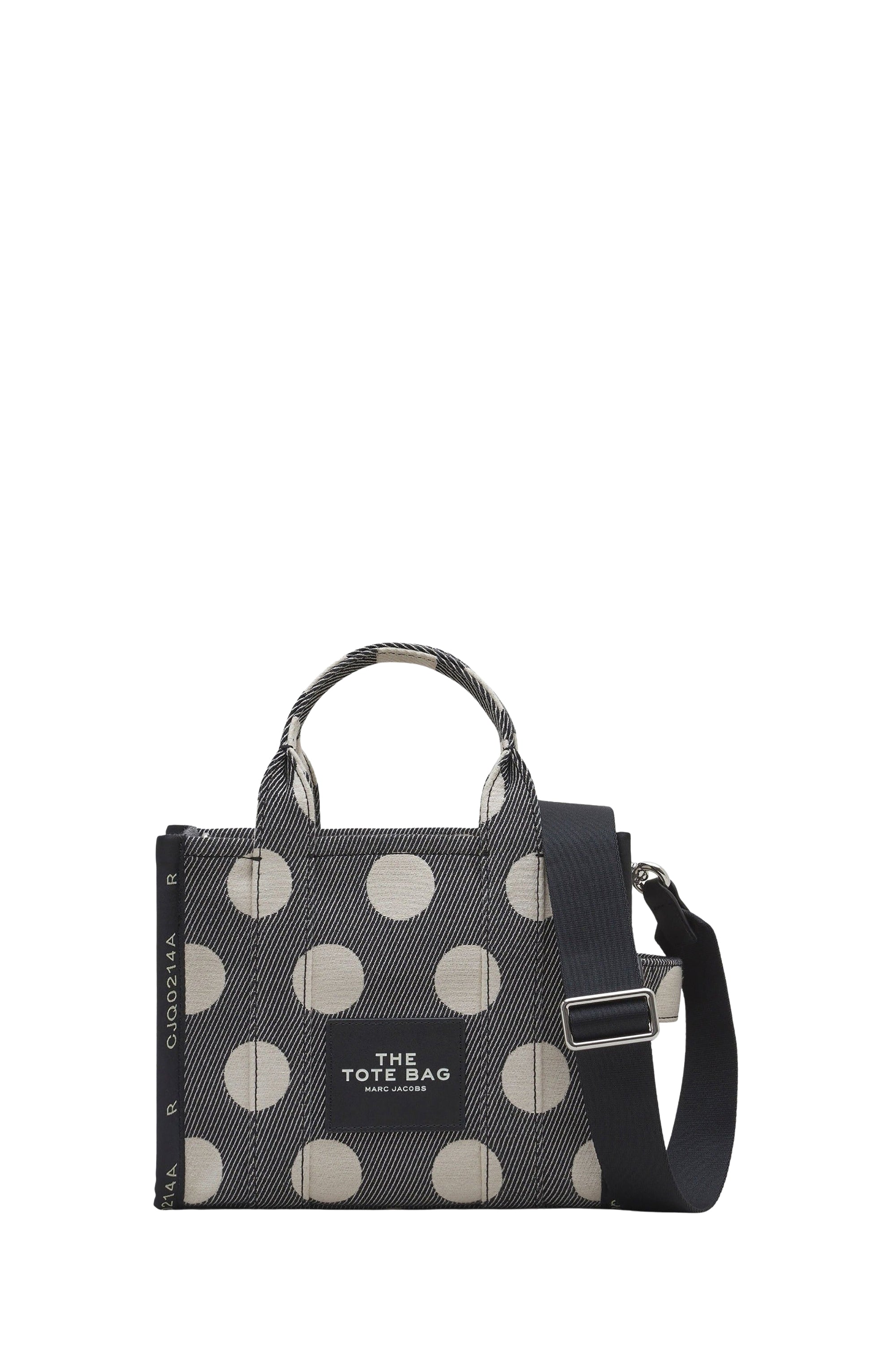Petit sac The Tote Bag à pois - Black & Ivory