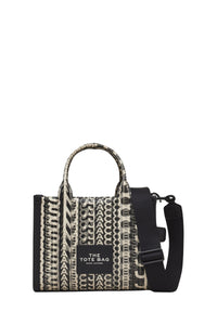 Petit sac à bandoulière The Tote Bag avec logo - Black & White