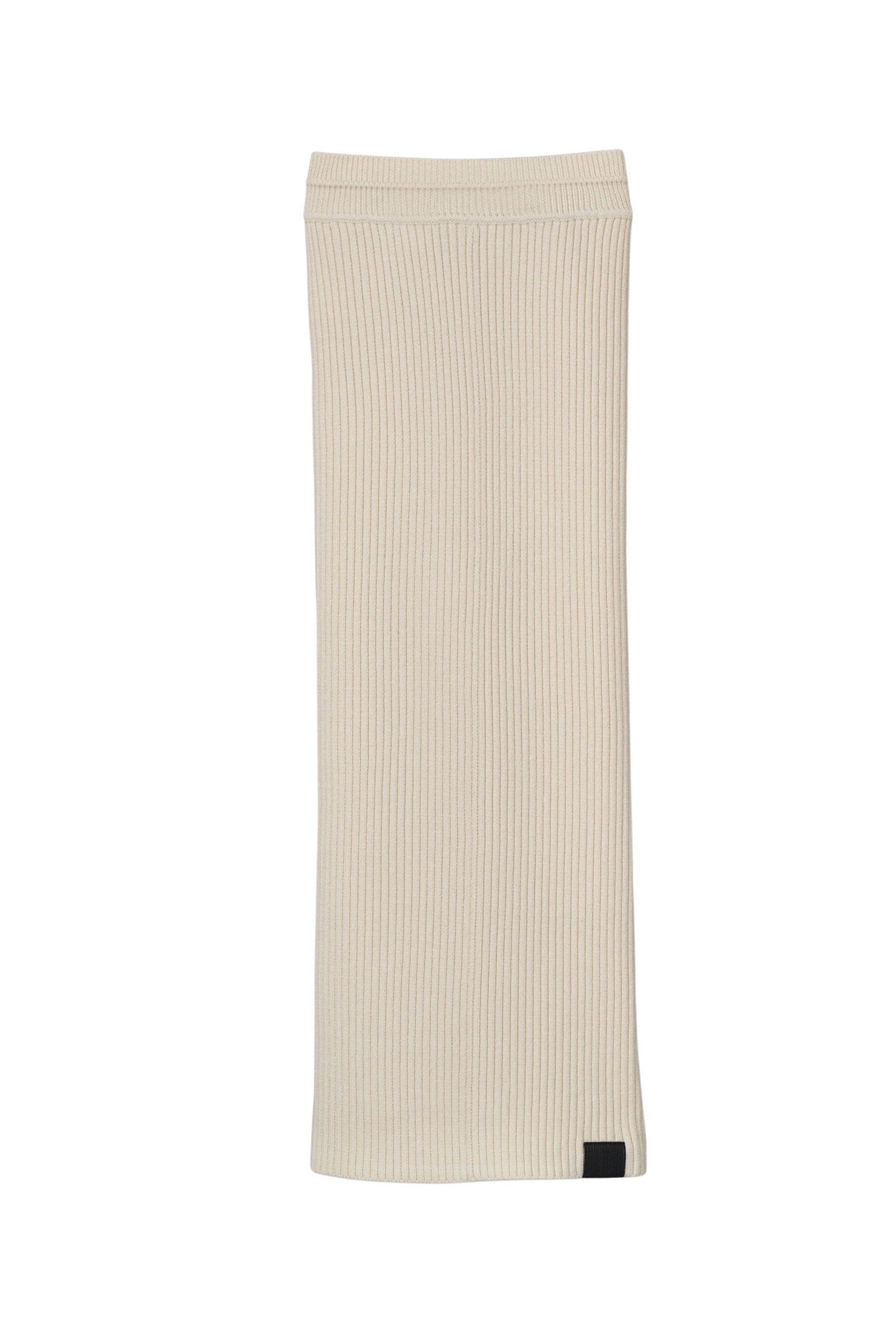 11 NEW / 12 TROCA /142,5€   Jupe tube côtelée en laine - Ivory