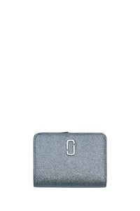 Portefeuille Compact en cuir - Silver