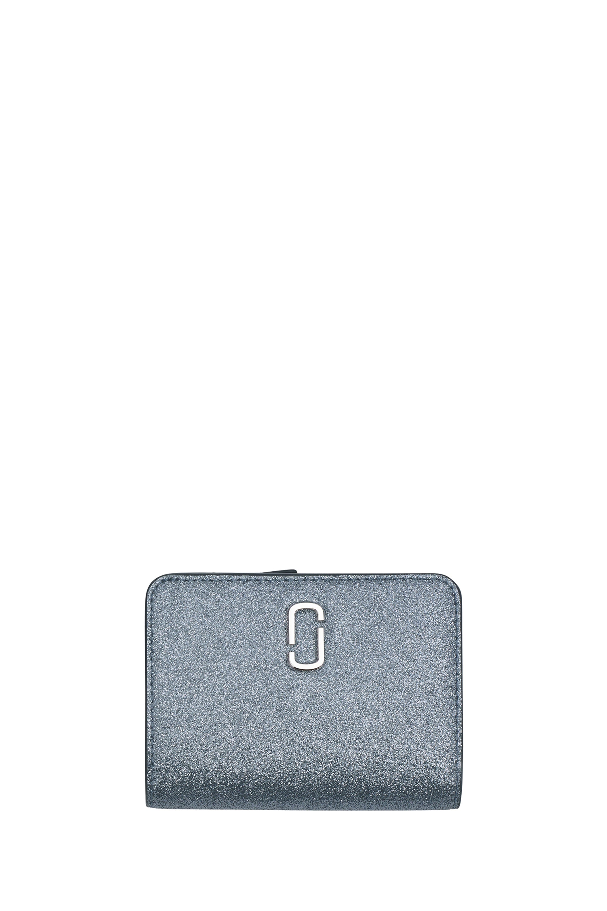 Portefeuille Compact en cuir - Silver