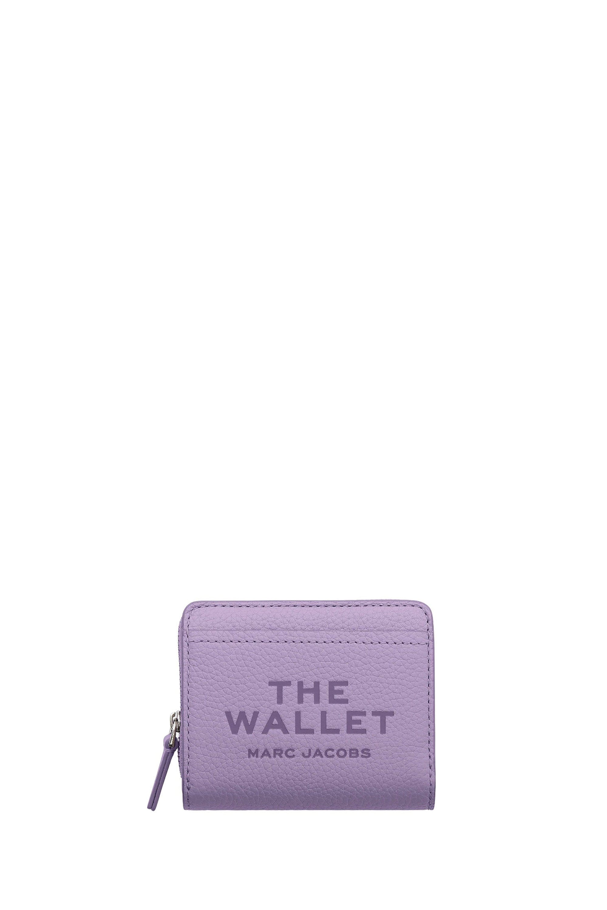 Portefeuille The Wallet en cuir - Lilac