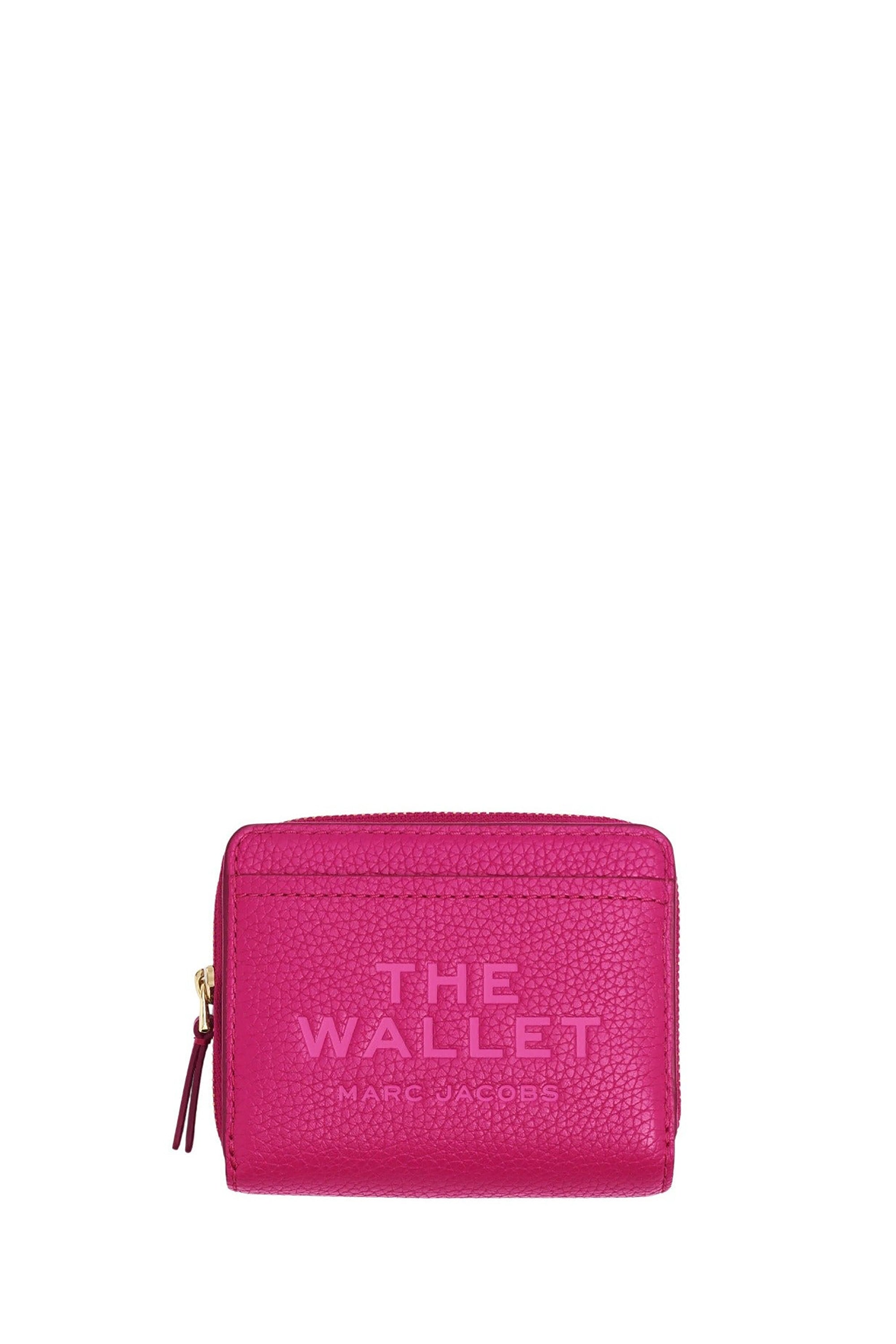 Portefeuille The Wallet en cuir - Lipstick Pink