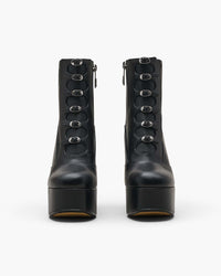 Bottines à plateforme Kiki 125 en cuir - Black