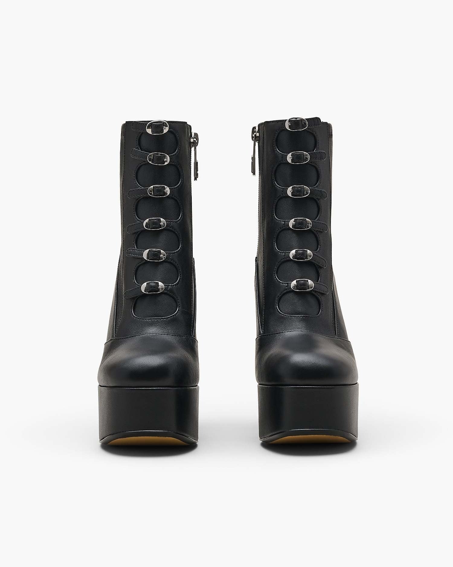 Bottines à plateforme Kiki 125 en cuir - Black
