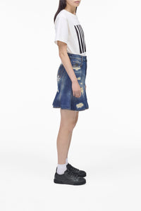 Sneakers basses en cuir - Black