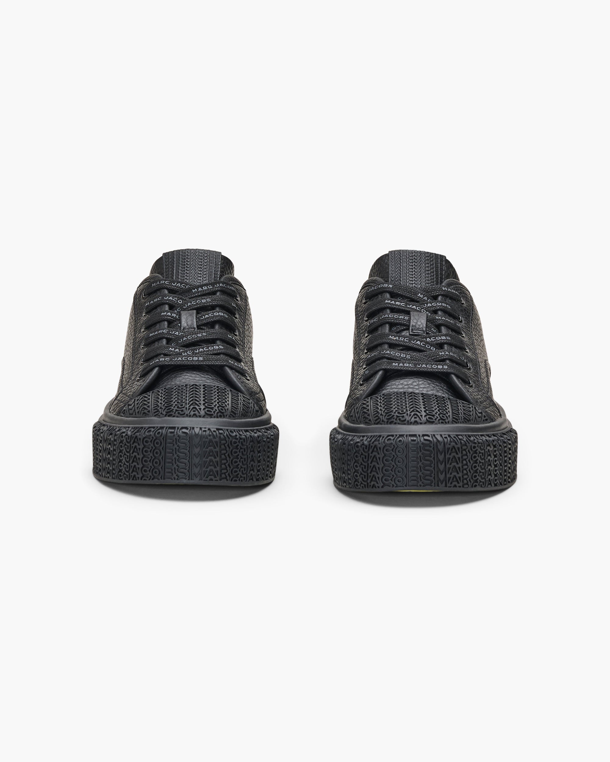 Sneakers basses en cuir - Black