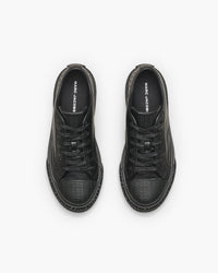 Sneakers basses en cuir - Black