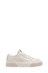 Sneakers basses en cuir - Cotton White