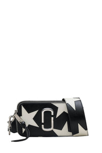 Sac à bandoulière Snapshot en cuir - Black & White
